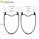 Ultralight 700C 50x31mm Symmetric Carbon Tubeless Gravel / CX Rim Big Hole Center Distance Ultralight 700C 50x31mm Symmetric Carbon Tubeless Gravel / CX Rim Big Hole Center Distance